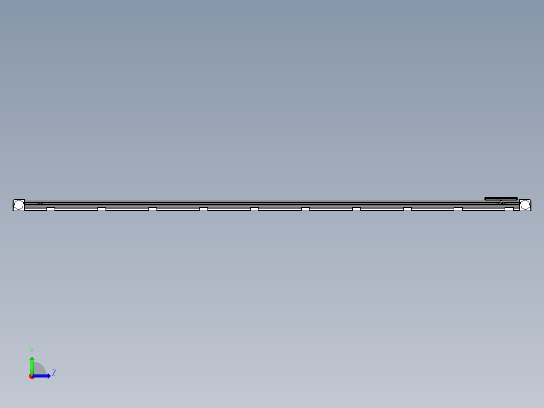 同步带滑台-欧规B8H-L176-S3600-L-ZP40-D3-N5左视图
