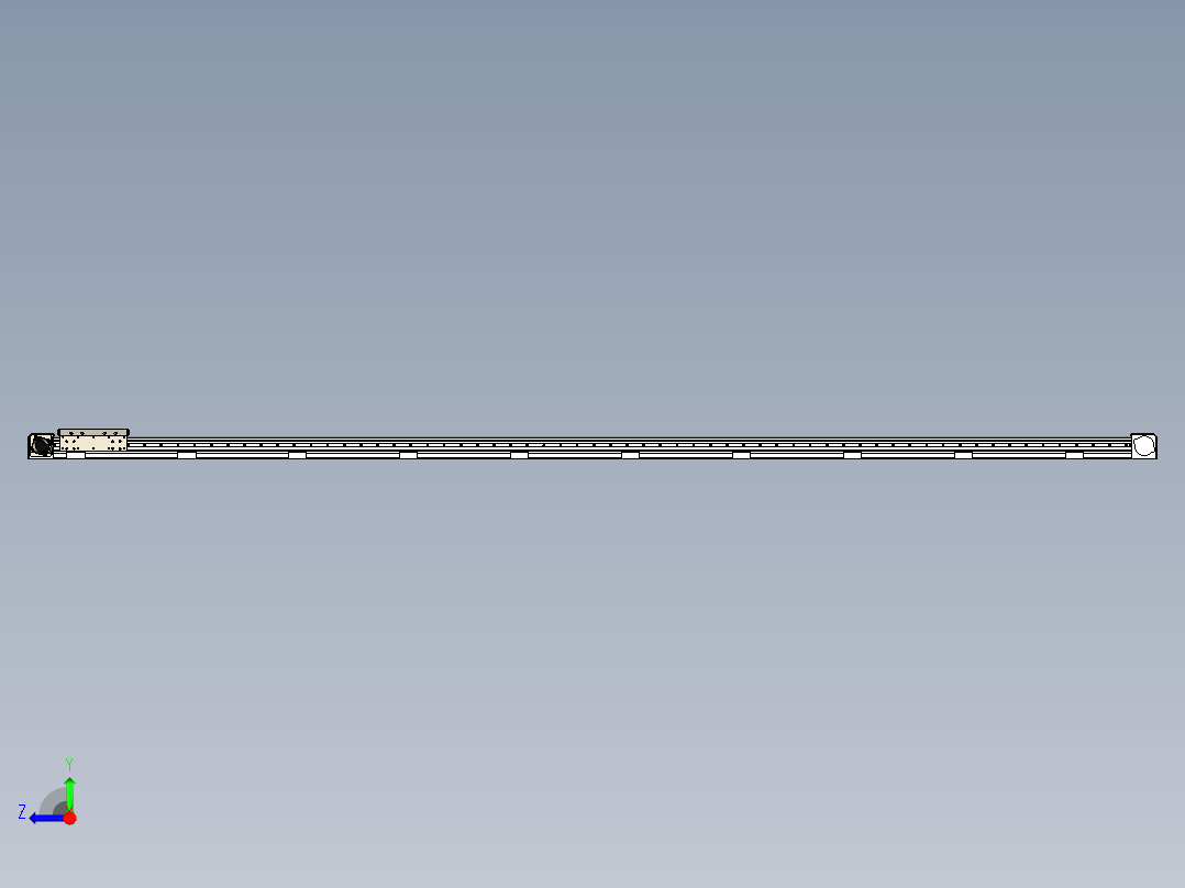 同步带滑台-欧规B8H-L176-S3600-L-ZP40-D3-N5右视图