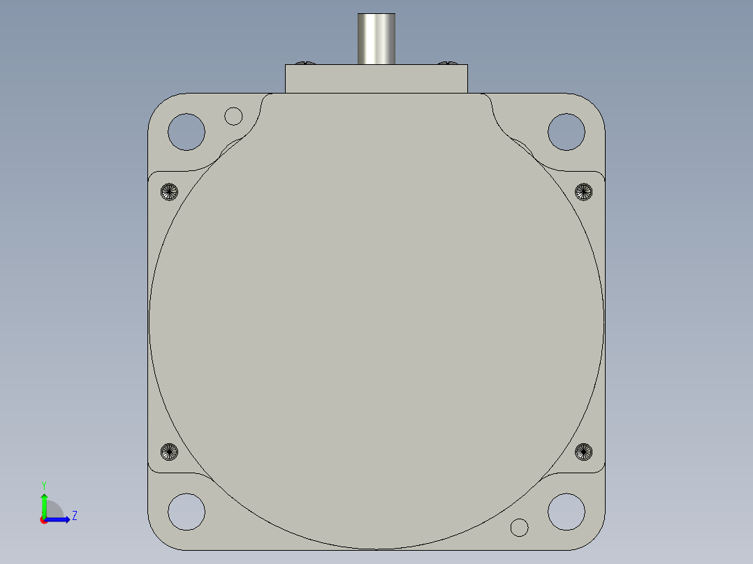 MBME3AZAB+MB8G5BV无刷电机左视图