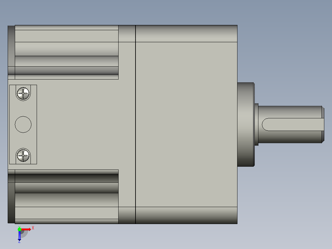 MBME3AZAB+MB8G5BV无刷电机俯视图