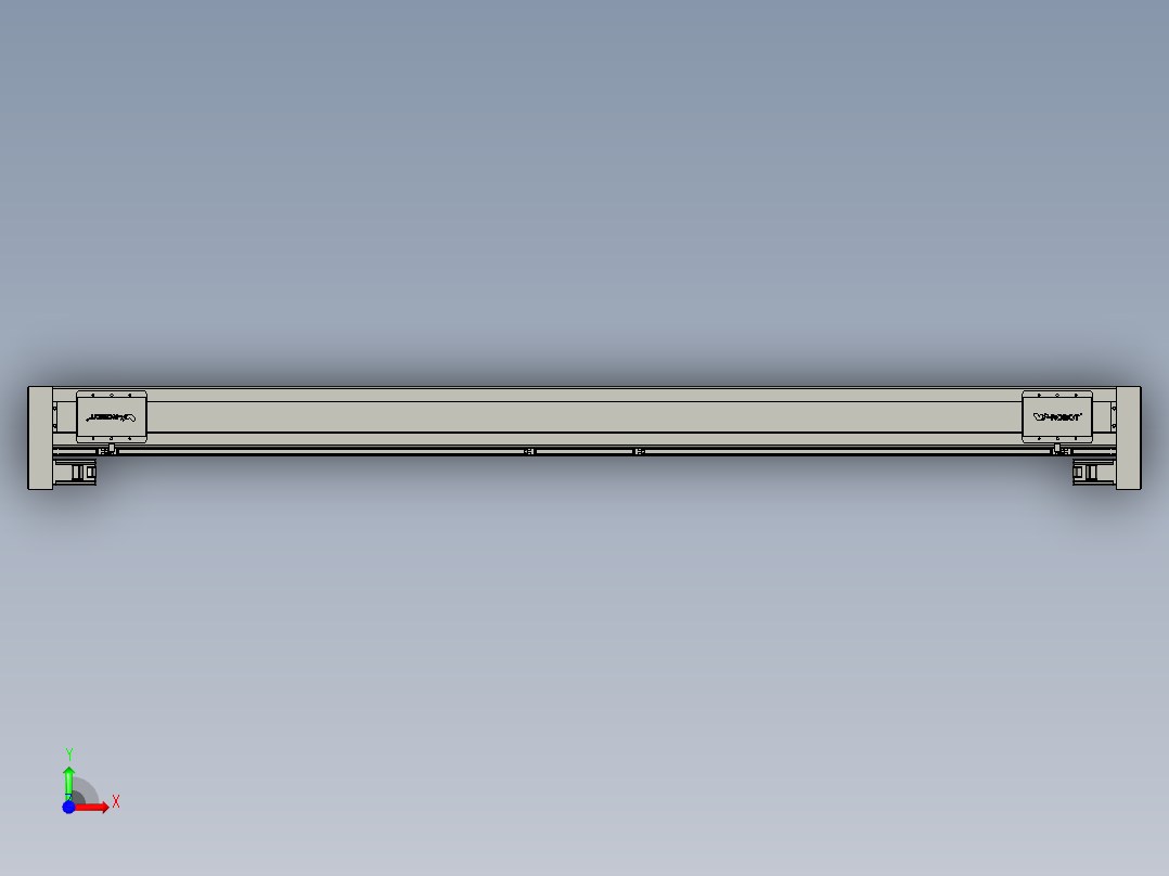 威洛博双电机滑台-VC14D2-S950-BLR-P40-C6前视图