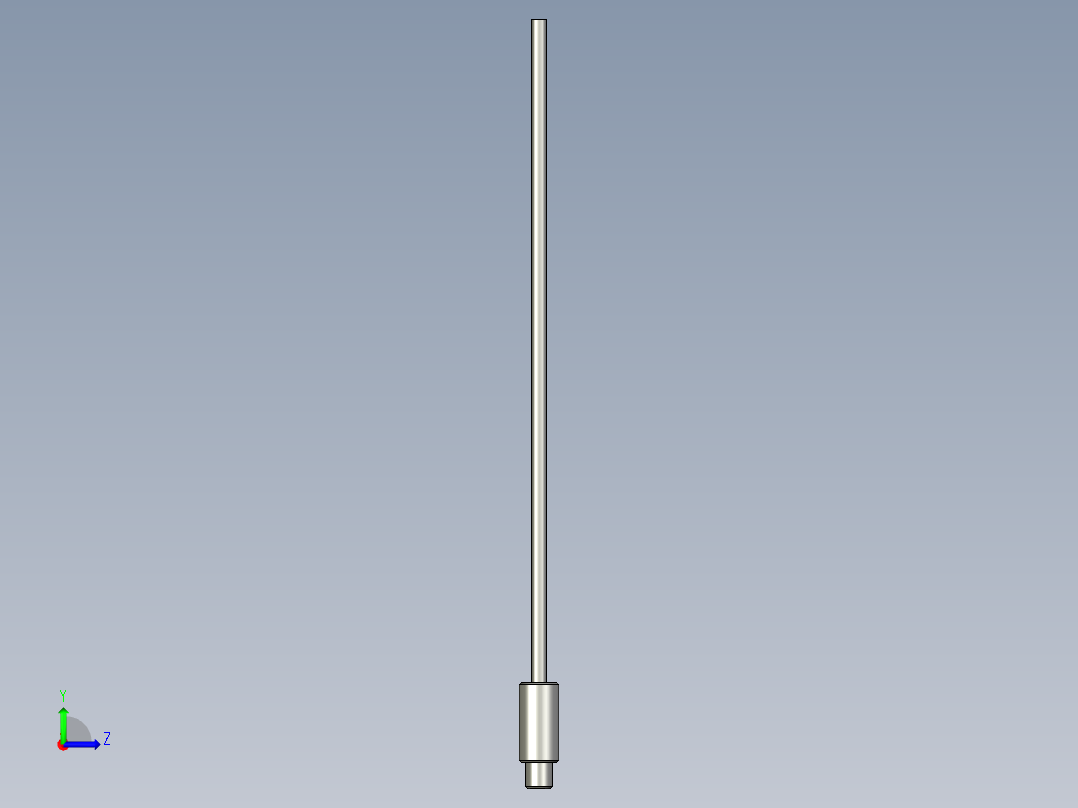 基恩士FU-71Z_core_kc图纸模型左视图