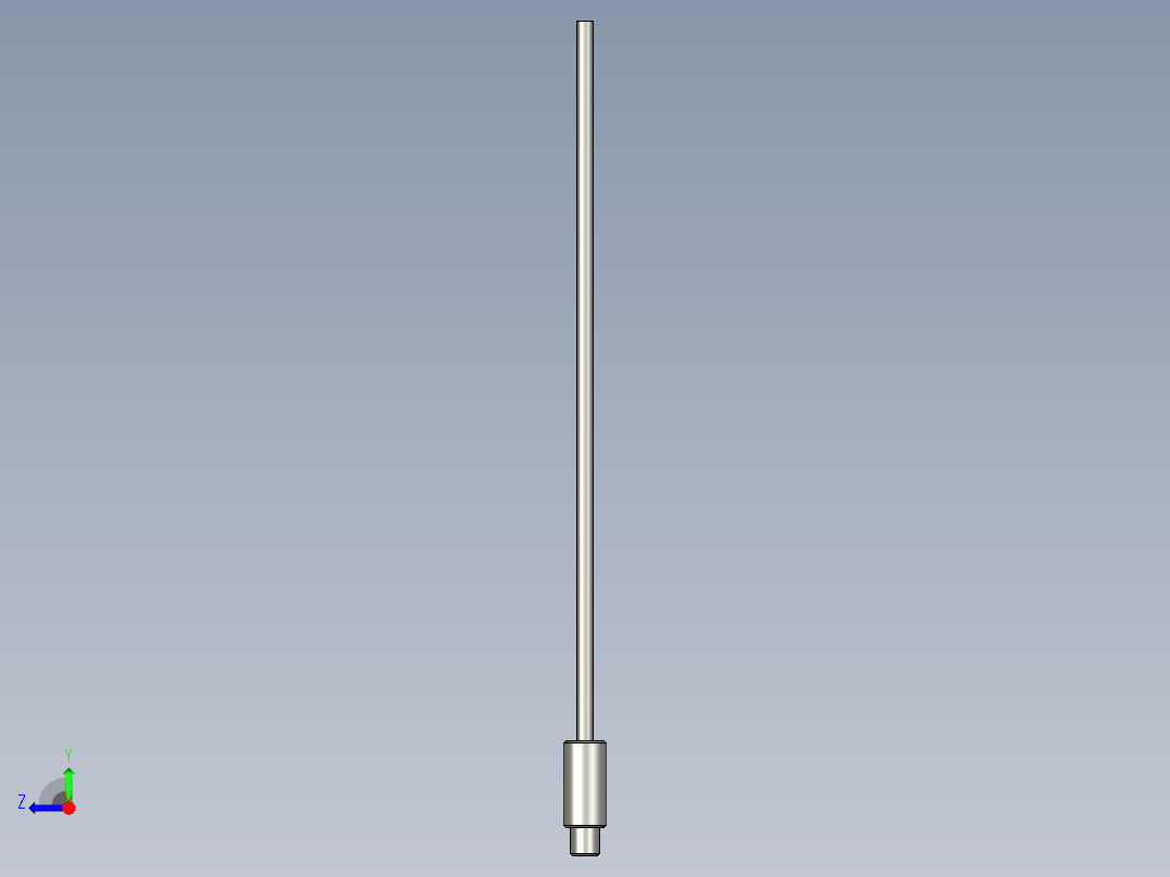 基恩士FU-71Z_core_kc图纸模型右视图