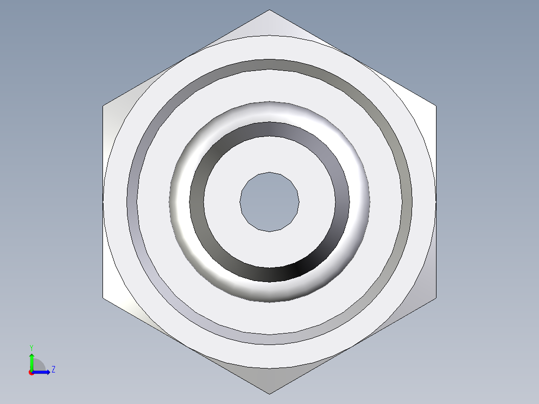 卡套式工业通用硬管接头EO_Distance_piece_adapter_DA06ZL71左视图
