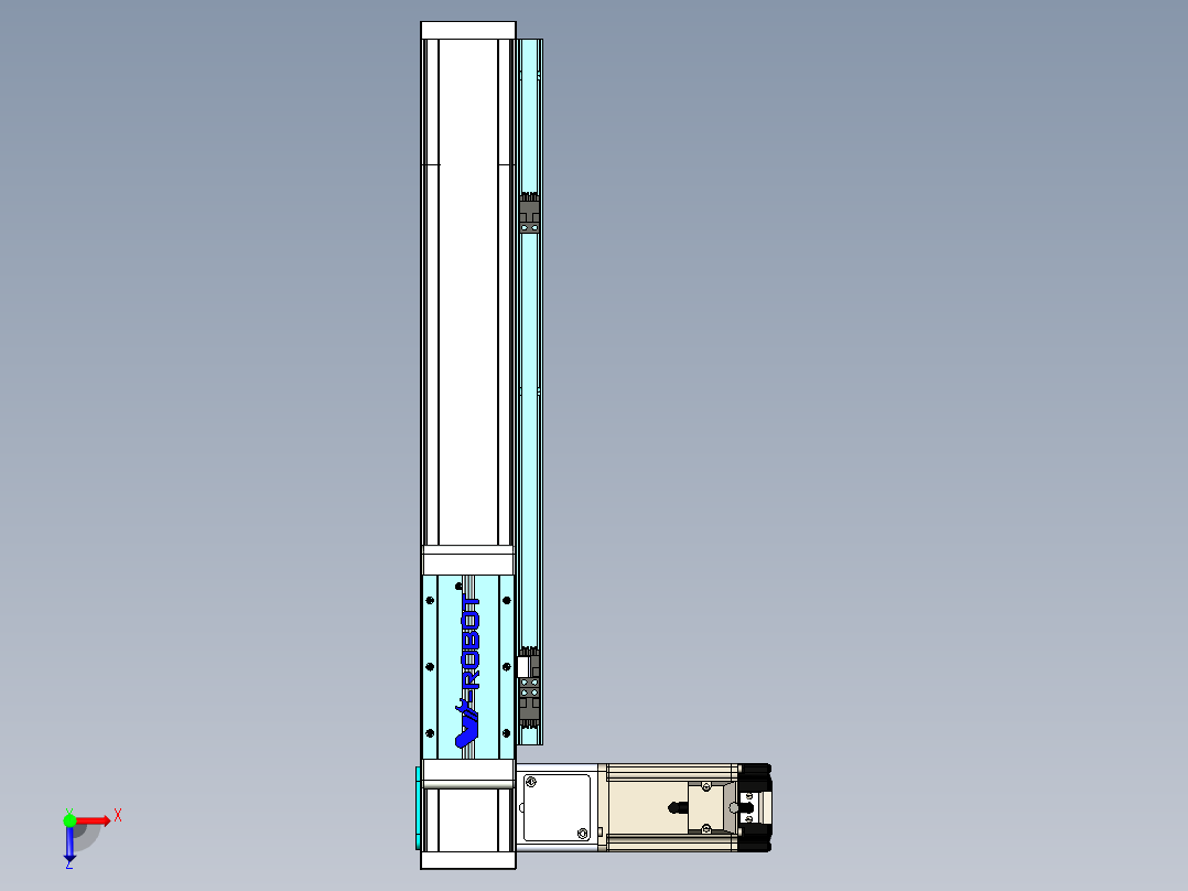 欧规系列-LB6A-L130-S300-BL-ZP40-C3俯视图