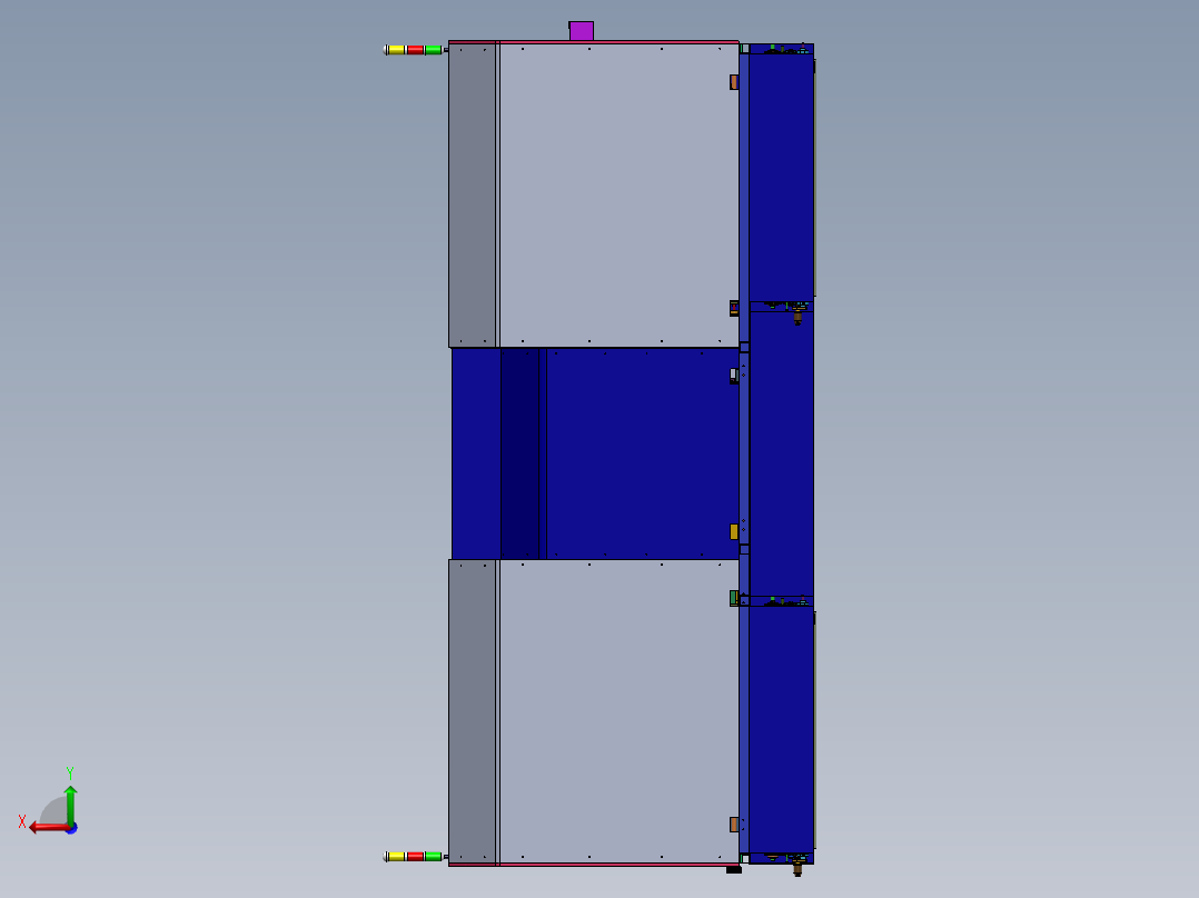 Q16自动排线设备sw16后视图