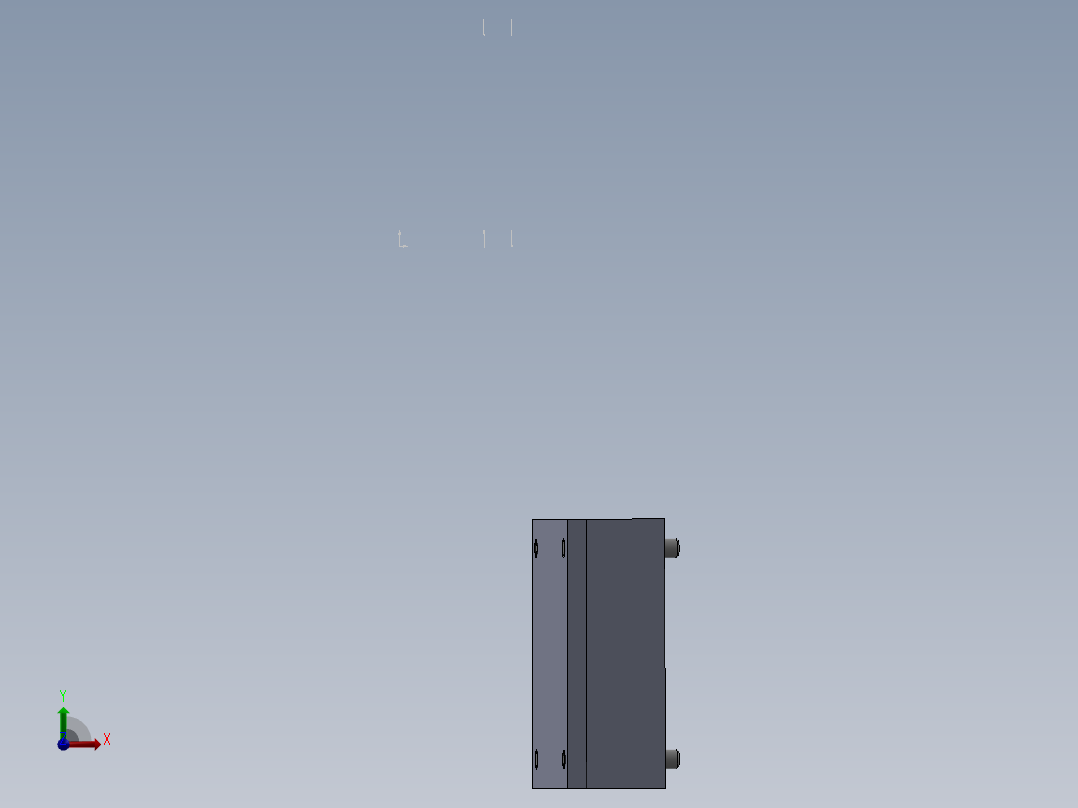 真空助力器(sw+cad+说明书)前视图