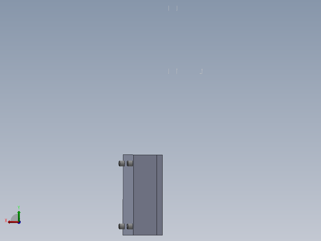 真空助力器(sw+cad+说明书)后视图
