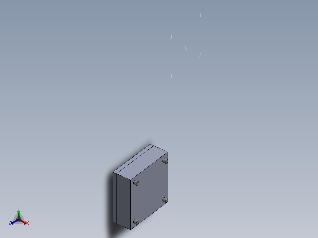 真空助力器(sw+cad+说明书)正等轴测图