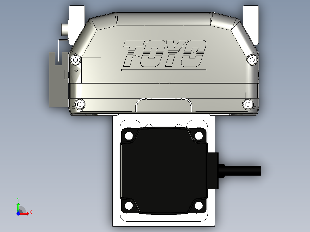 Toyo东佑达直线模组-ETH13-850-BM-200W前视图