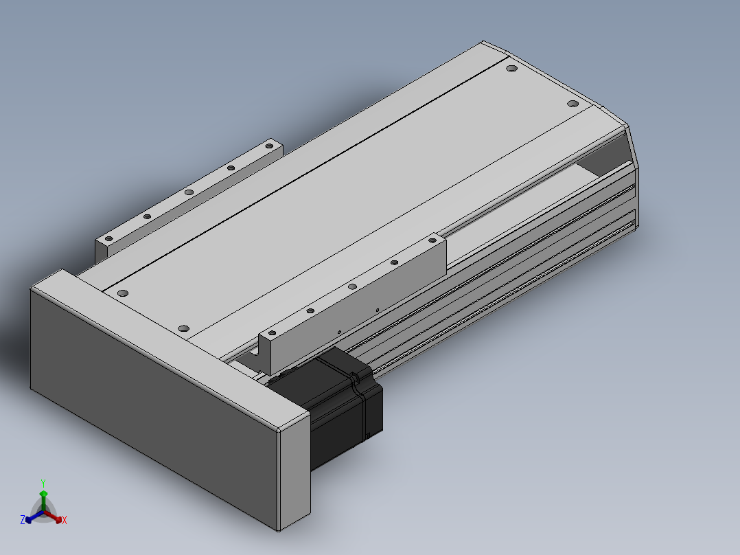 精密模组MY220-T10-200L-BL-P75B-C4-C正等轴测图