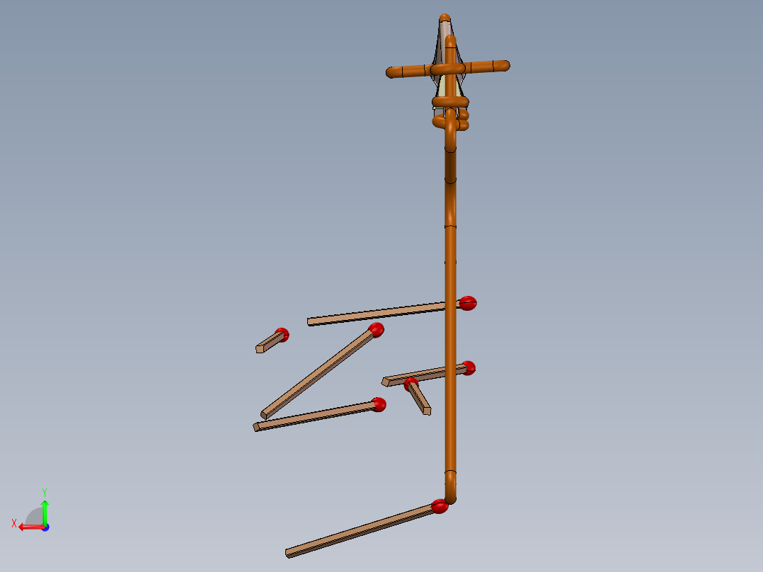火柴枪儿时玩具 修改优化后视图