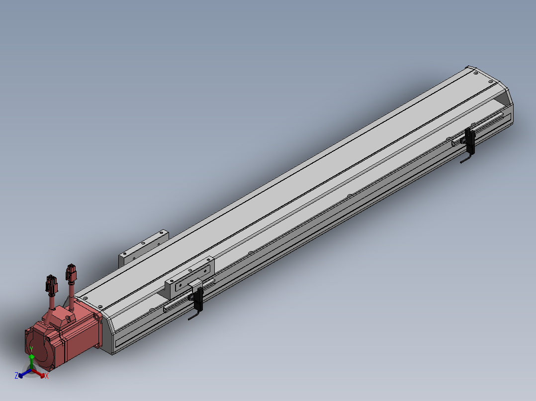 精密模组MY120-T10-550L-BC-P20B-C4-C正等轴测图