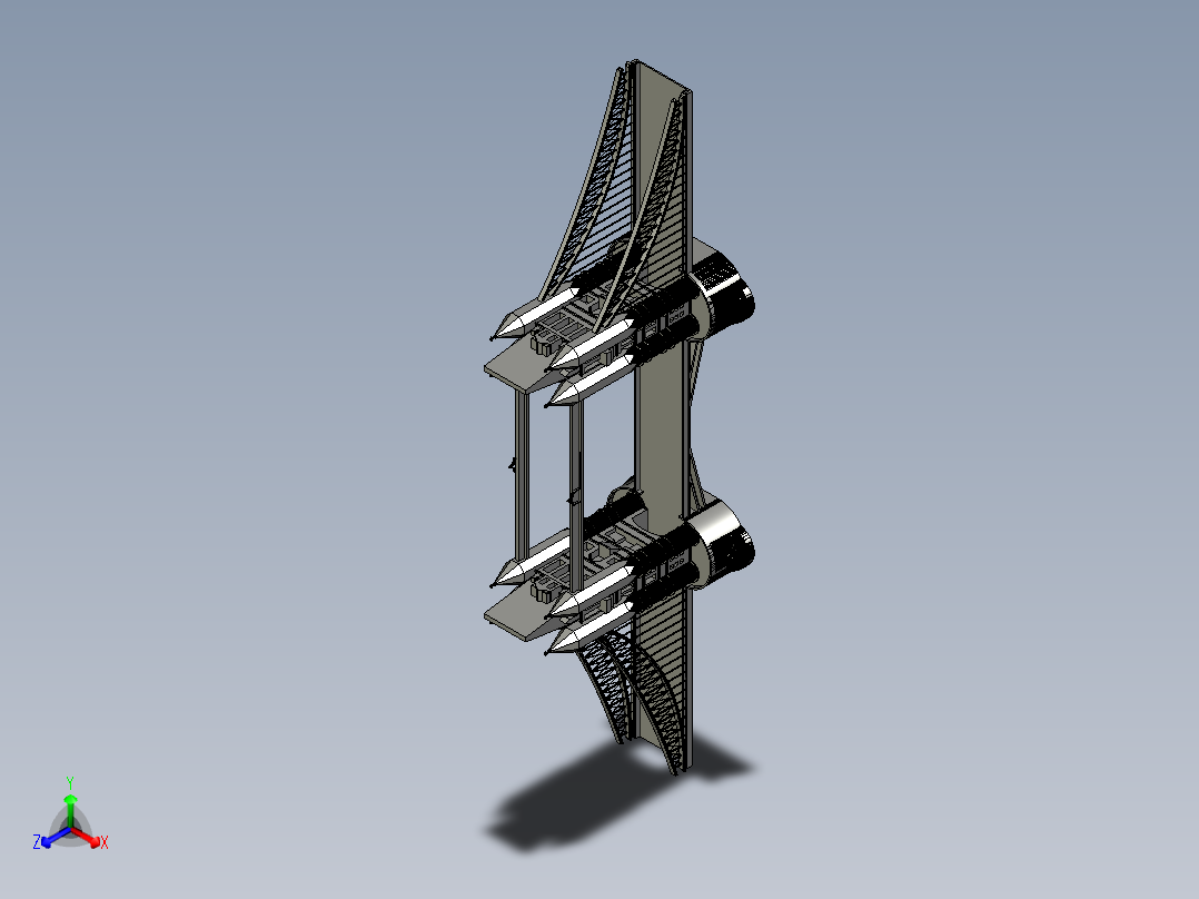 伦敦塔桥（iCader.com与您分享最新的CAD设计工具和创意工业设计3D作品）正等轴测图