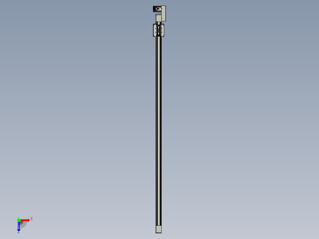 威洛博直线电机模组EB6-L70-S1950-BR-P40-MS3俯视图