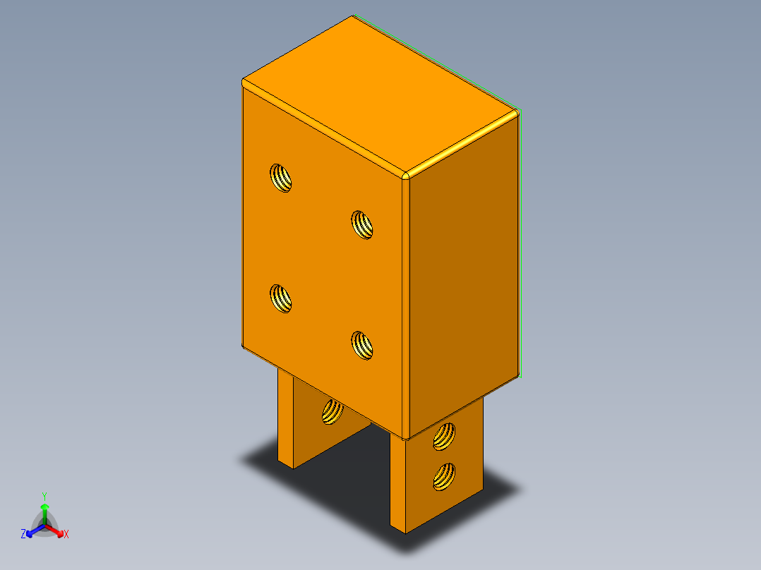 UG可转位机械手正等轴测图