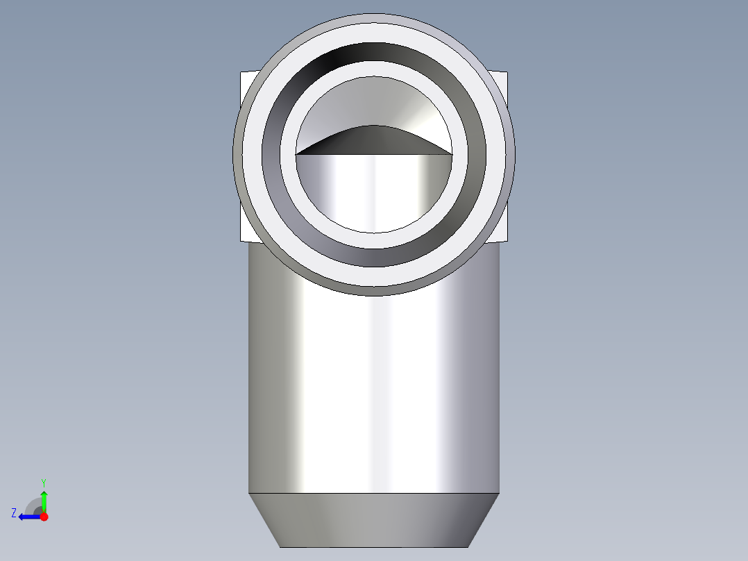 卡套式工业通用硬管接头EO_Weld_elbown_WAS12LX右视图