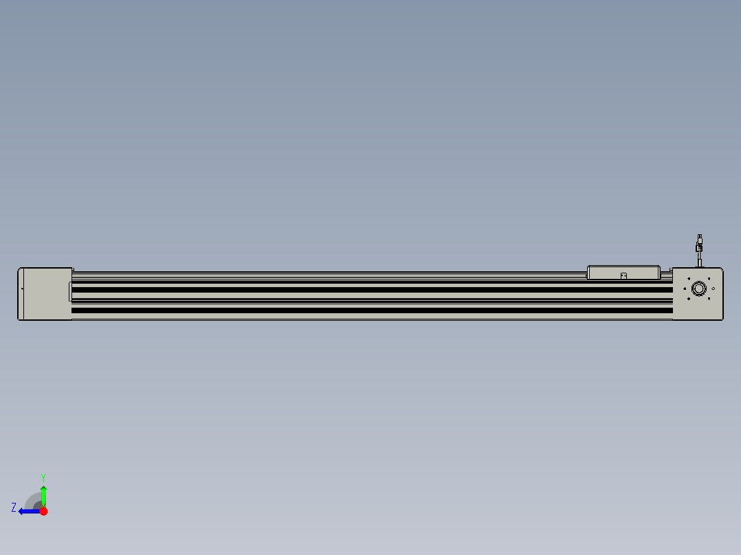 威洛博直线电机模组EB10-L224-S1250-L-ZP75-MS3-5K右视图