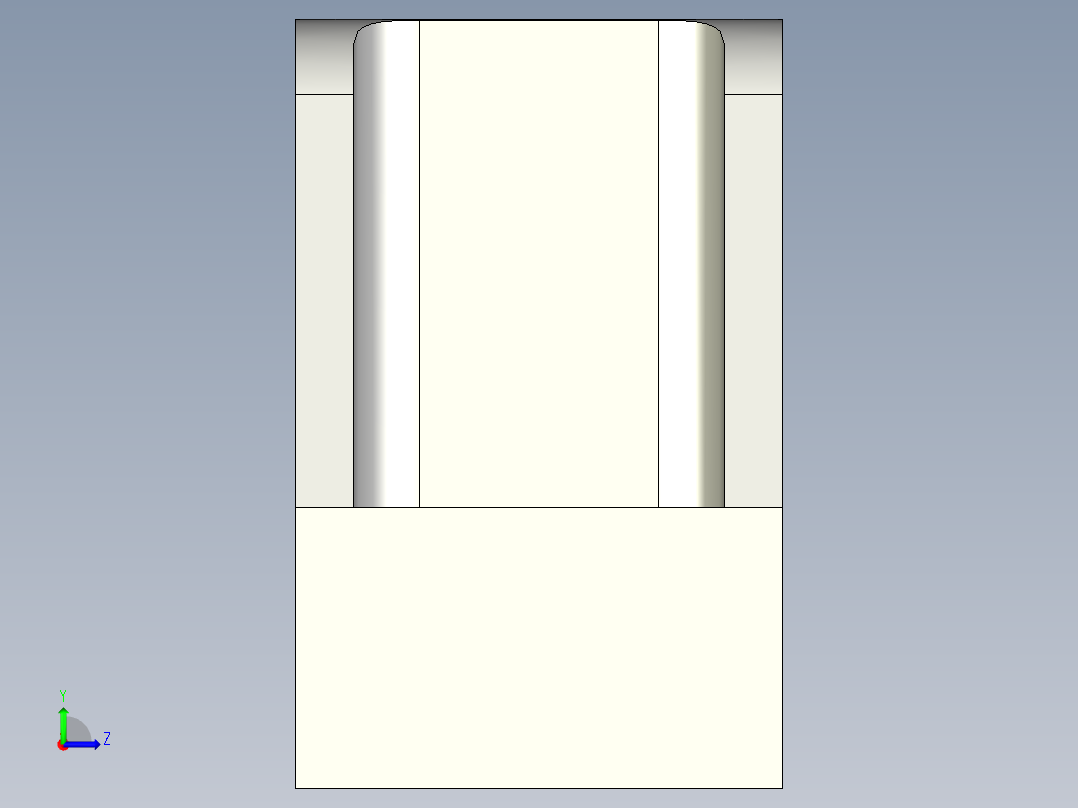 取手(塑膠)M.443 AE-VO-3D多系列多零件图纸模型左视图