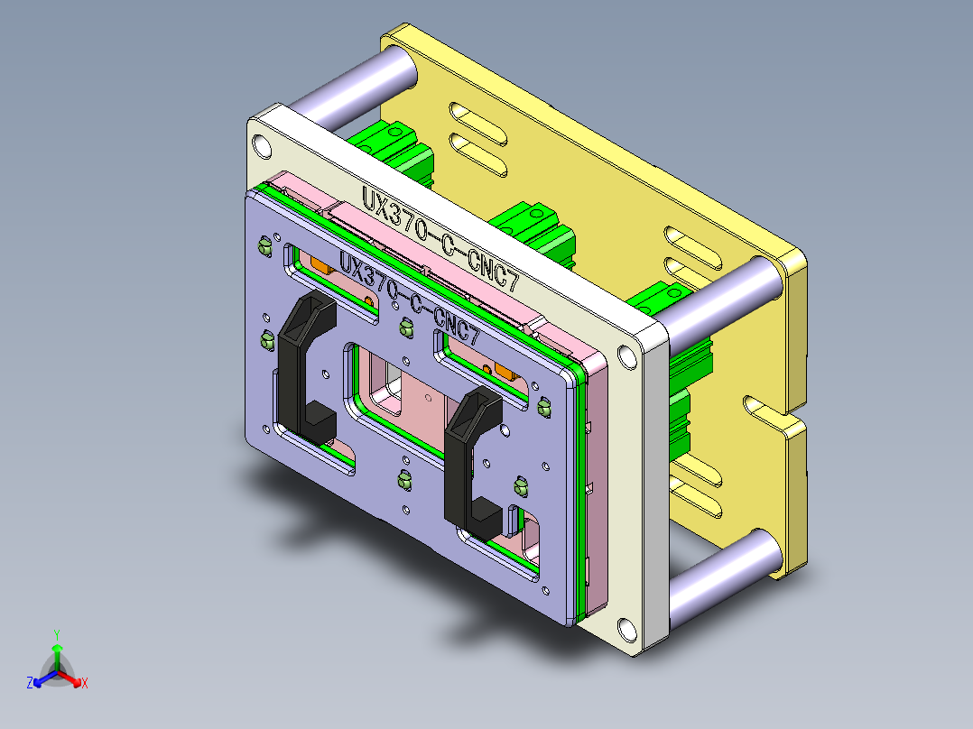 UX370-C-CNC7-1020正等轴测图