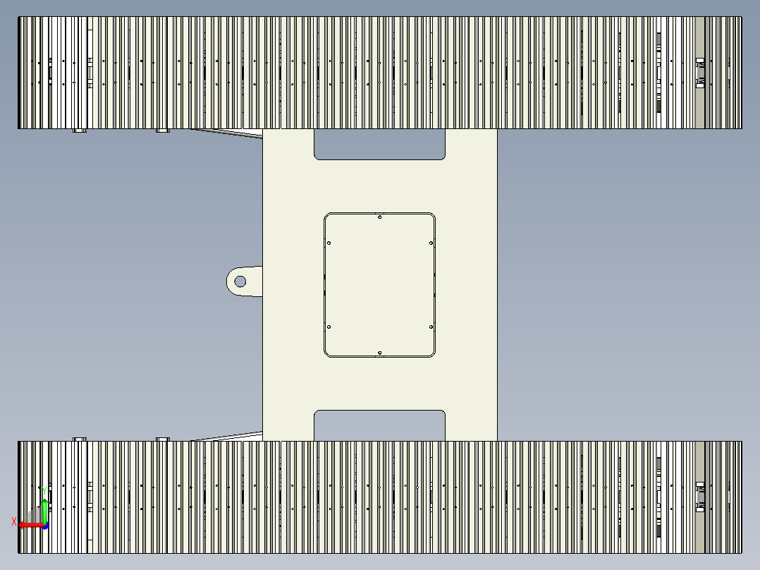 6吨履带底盘后视图