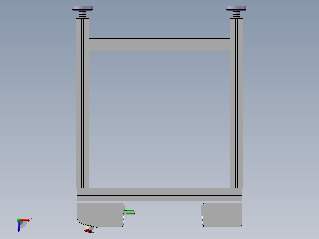 0.4M接驳台俯视图
