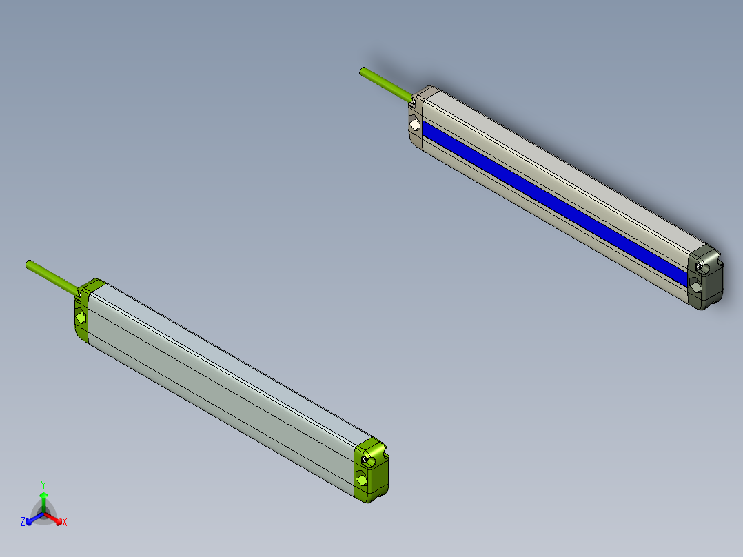 安全_区域传感器H2TLP0820_3D正等轴测图