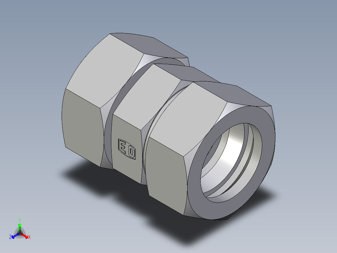 卡套式工业通用硬管接头EO_Distance_piece_adapter_DA35LCF