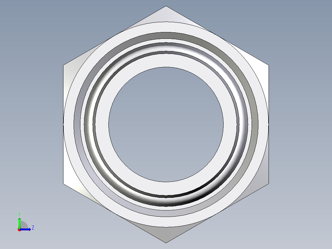 卡套式工业通用硬管接头EO_Distance_piece_adapter_DA35LCF左视图