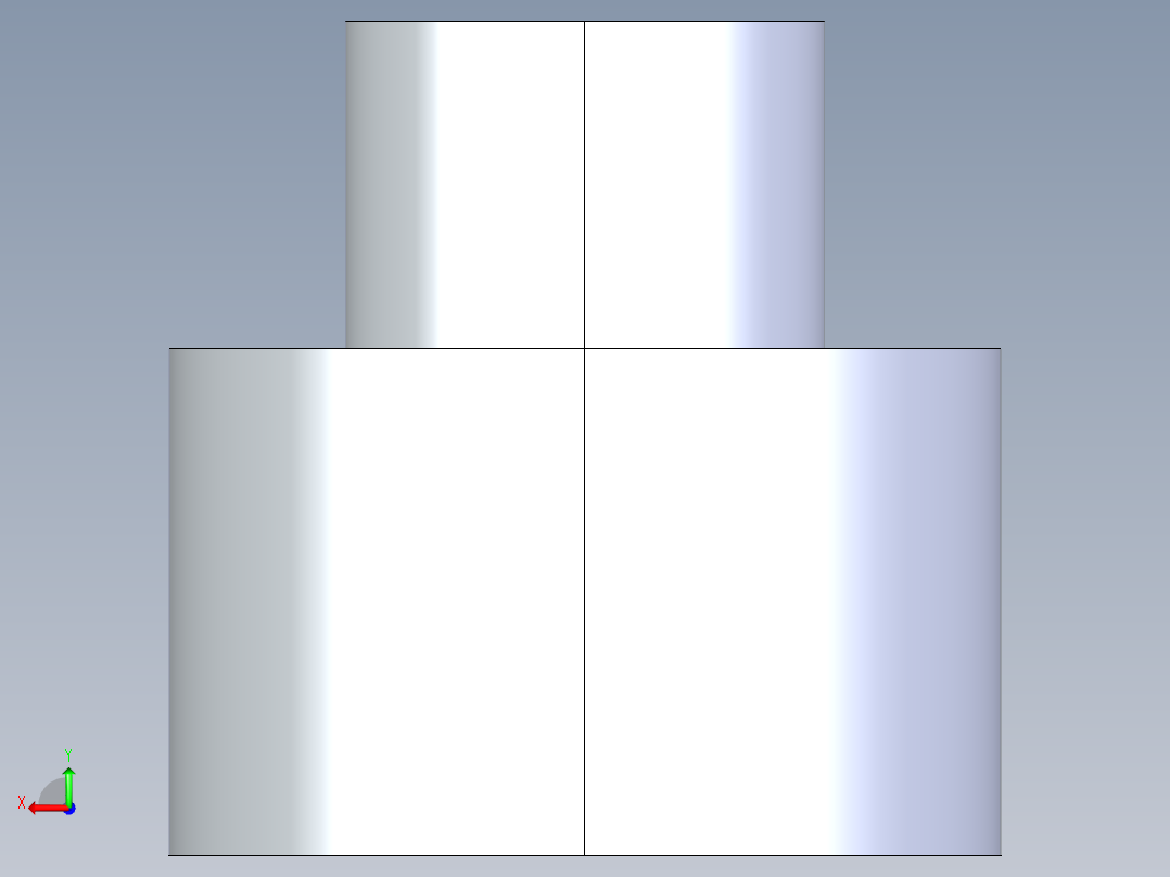 CPVC管件11-Sch80_ReducerCoupling_SxS_9829-249_2in x 1in后视图