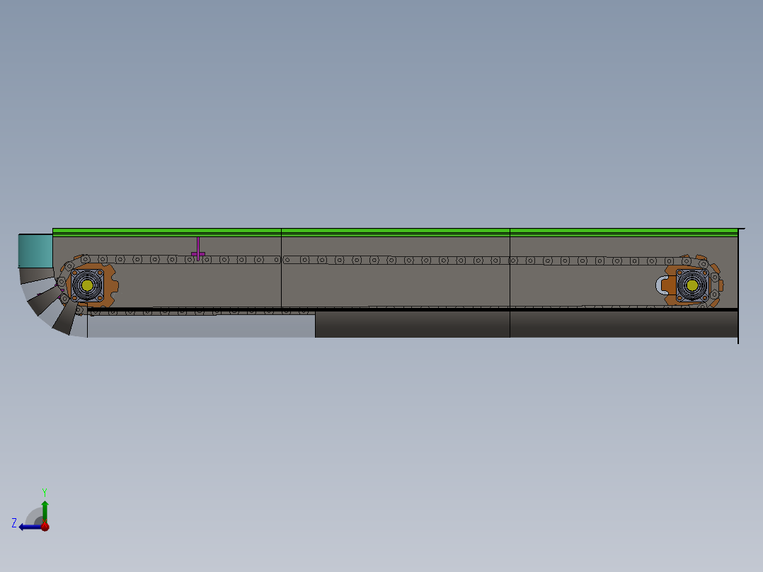 圆底链式输送机 RF 350--sw stp右视图