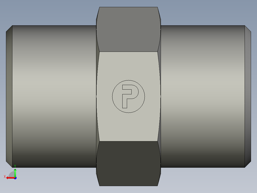 卡套式工业通用硬管接头EO Union G14SCFX后视图
