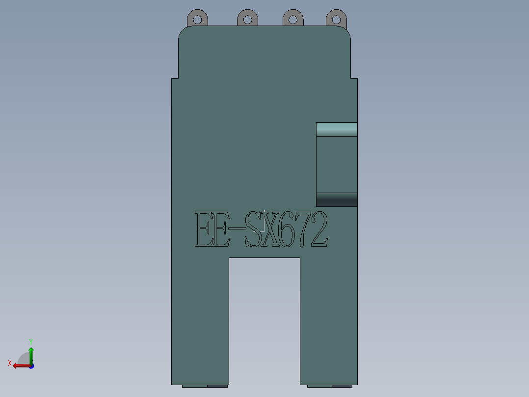 QQ-OMRON EE-SX672 传感器后视图