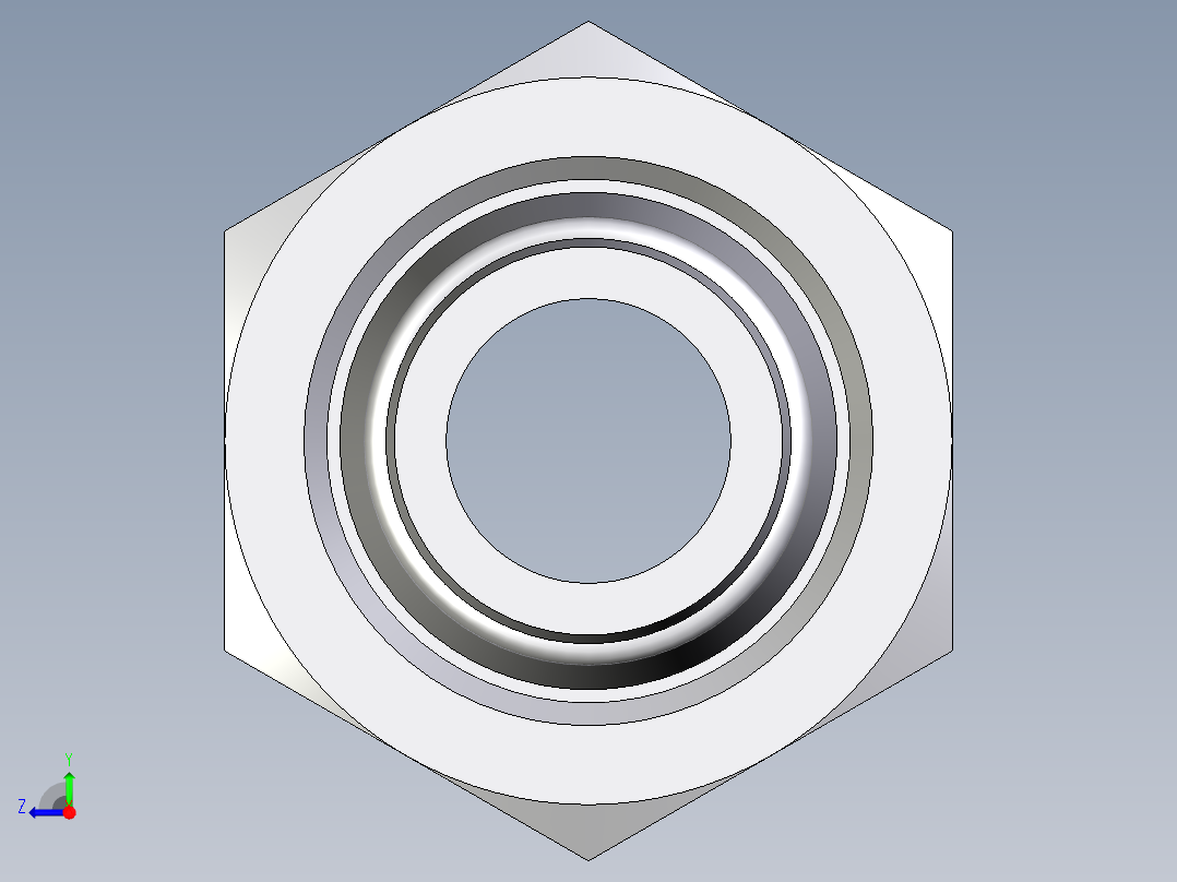 卡套式工业通用硬管接头EO_Swivel_union_GZ25SCF右视图