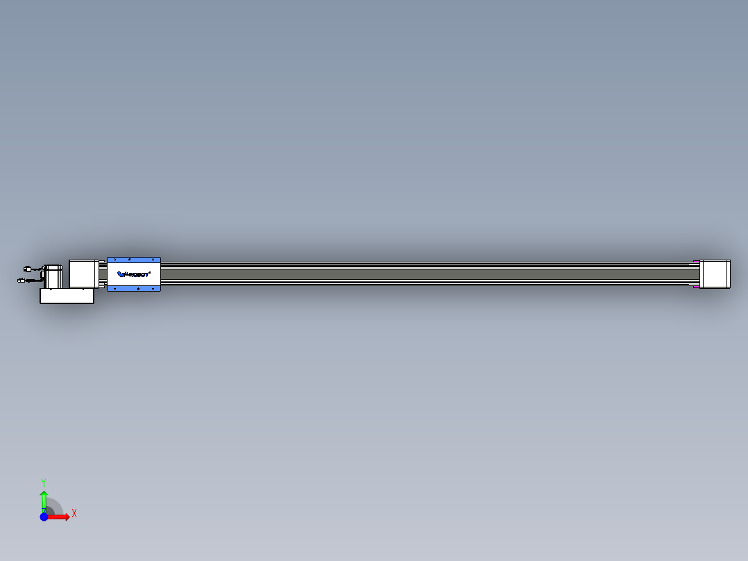 威洛博LB.GB同步带传动--欧规系列GB8-L96-S1800-BL-P40前视图