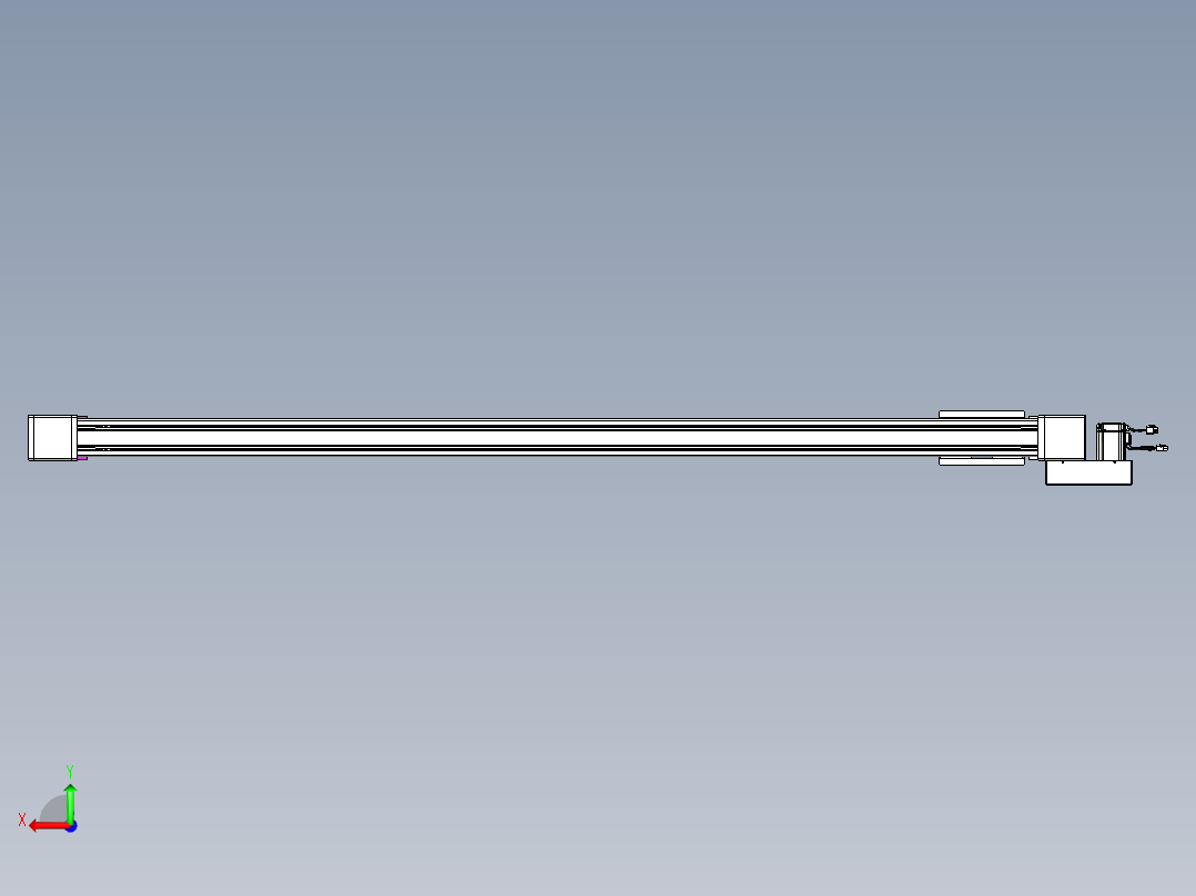 威洛博LB.GB同步带传动--欧规系列GB8-L96-S1800-BL-P40后视图