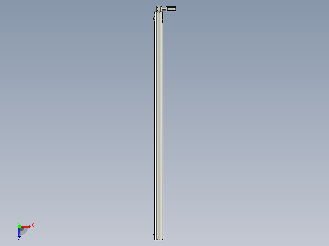 东锦同步带传动-直线滑台模组DH120B-L125-S2800-BL-P400W-C3俯视图