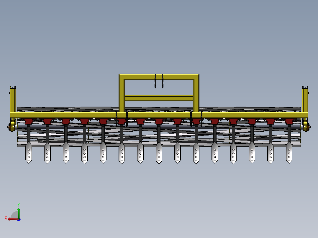 农业机械后视图