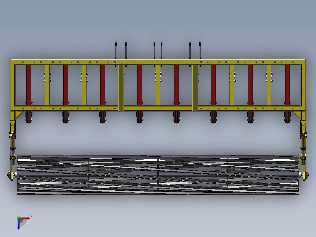 农业机械俯视图