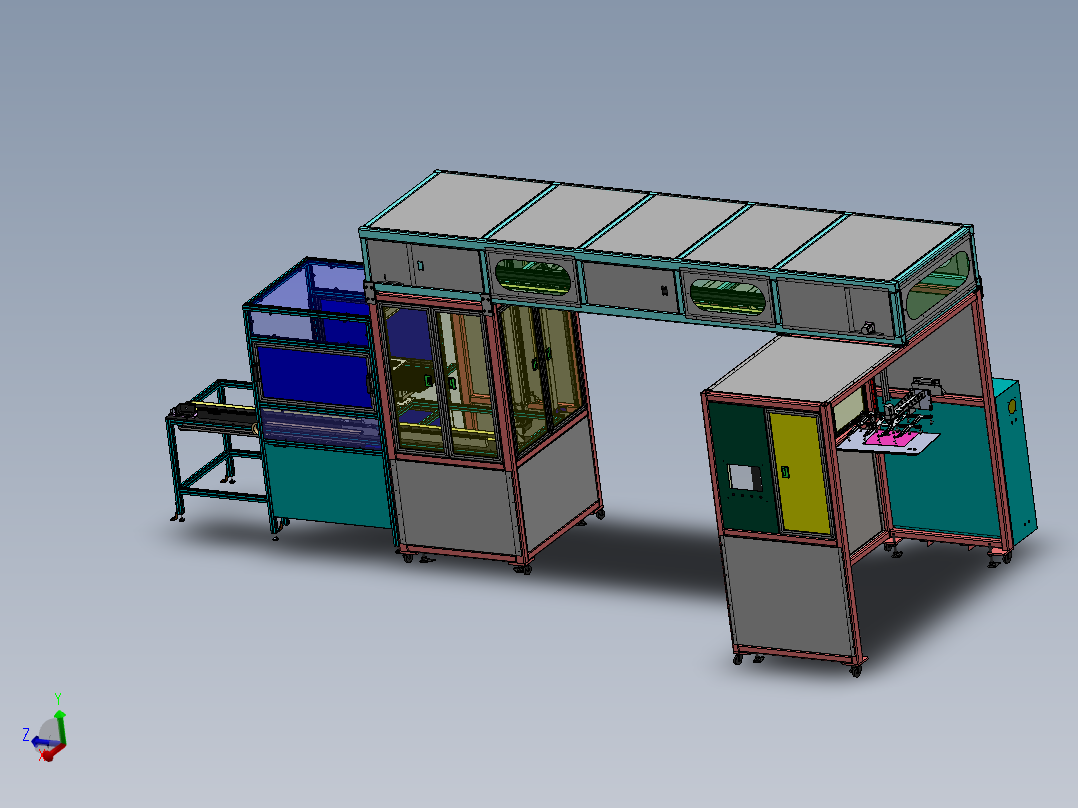 22寸液晶面板 搬运移载设备sw18可编辑