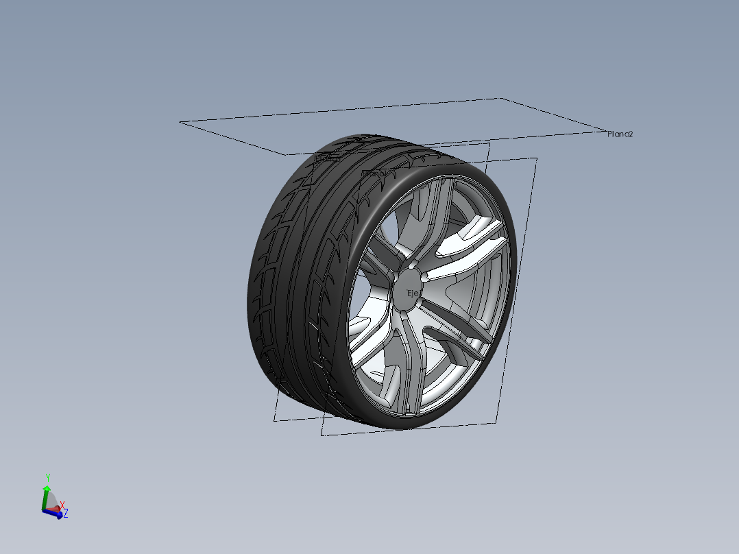 solidworks 汽<span style='color: red'>车轮</span>胎<span style='color: red'>钢圈</span>