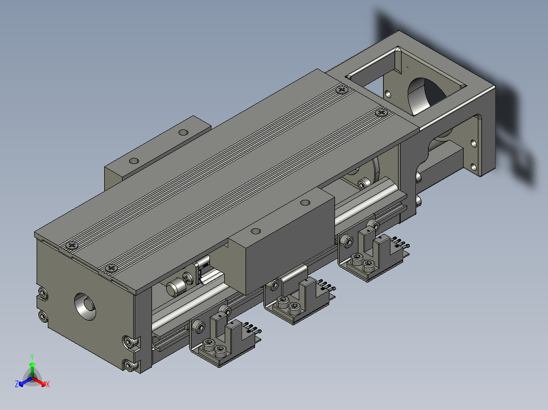 直线模组LHK60C-150A1-F0CS2设计图纸