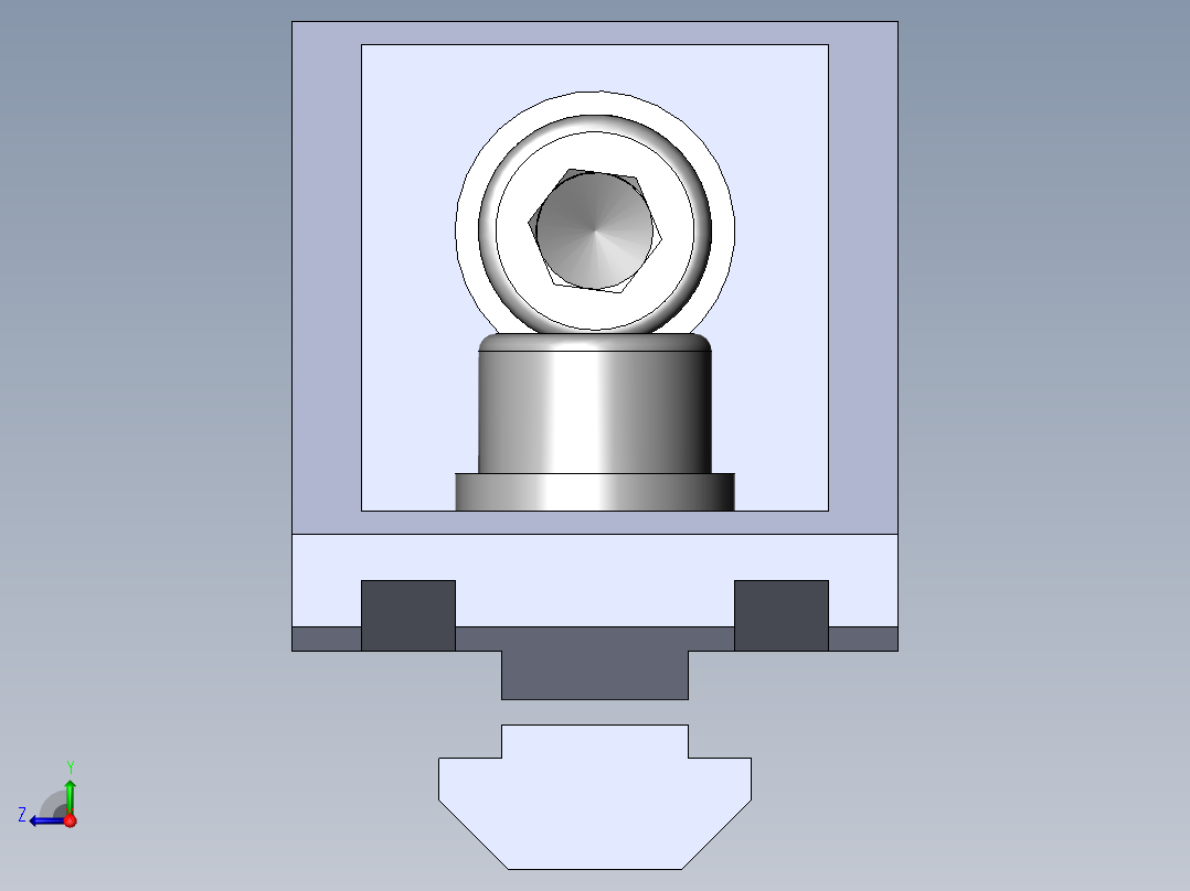 铝型材及其附件3.21.30.3030.STB前视图