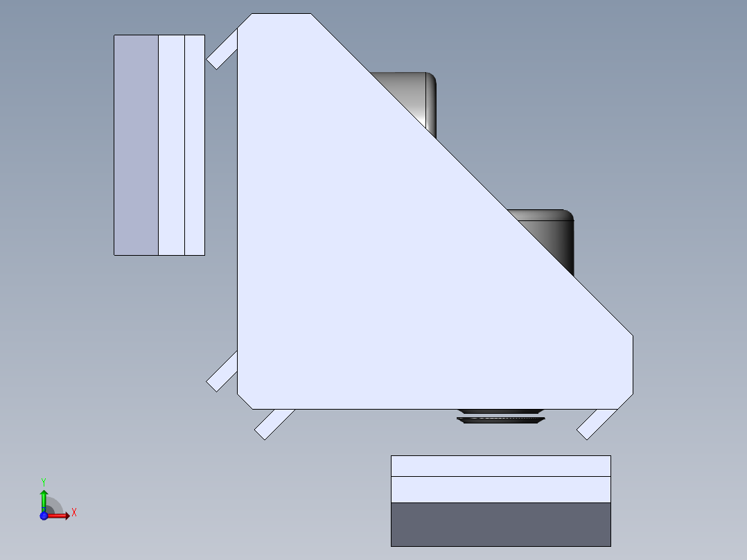 铝型材及其附件3.21.30.3030.STB左视图
