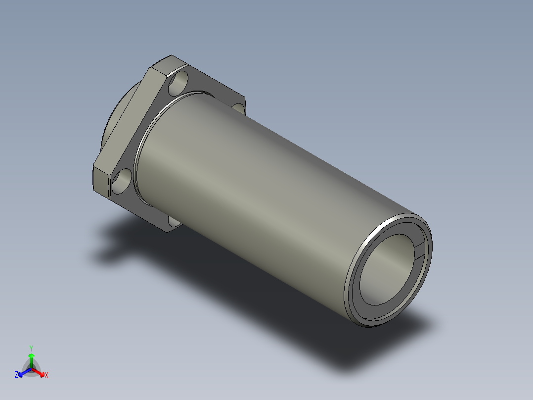 THK滚珠导套<span style='color: red'>3D</span>模型IGS格式