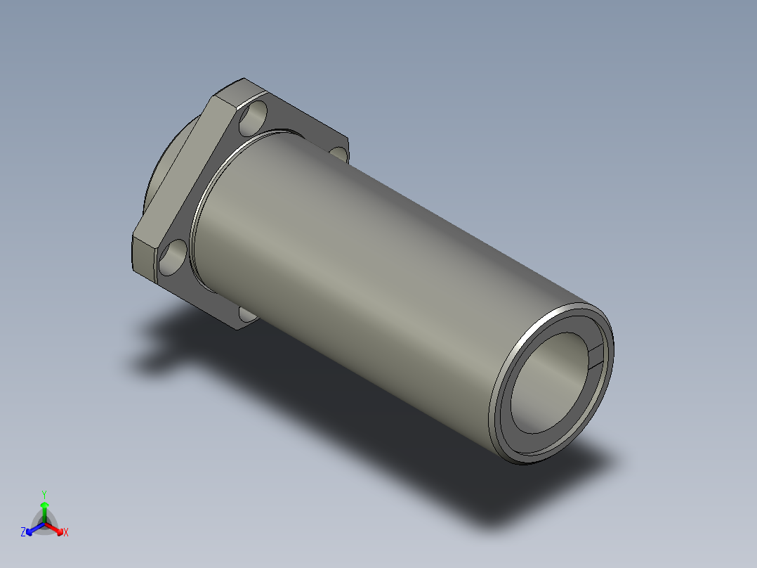 THK滚珠导套3D模型IGS格式正等轴测图