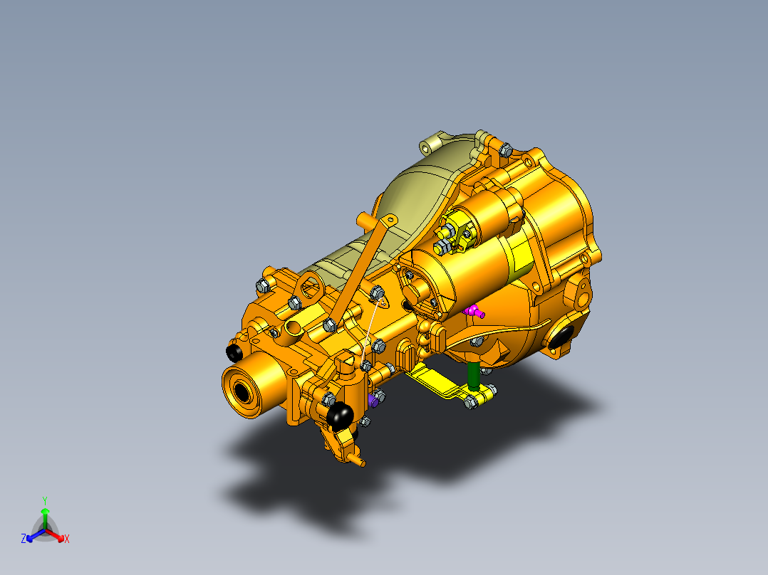 双排座车用<span style='color: red'>变速箱</span> 无内部细节