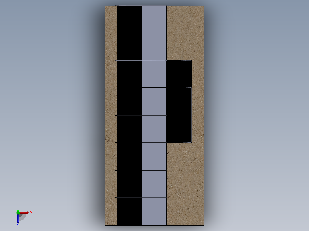 日光温室俯视图