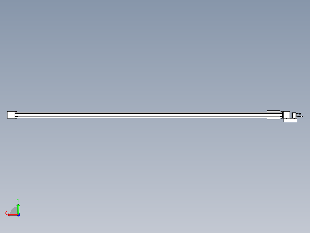 威洛博LB.GB同步带传动--欧规系列GB8-L96-S3400-BL-P40后视图