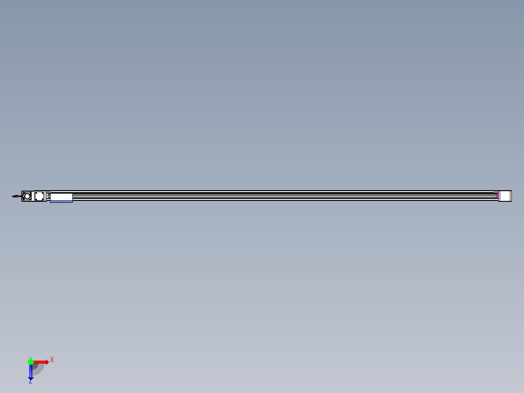 威洛博LB.GB同步带传动--欧规系列GB8-L96-S3400-BL-P40俯视图